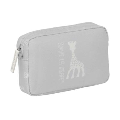 Reistasje Sophie la Girafe Lichtgrijs 20 x 13 x 5,5 cm