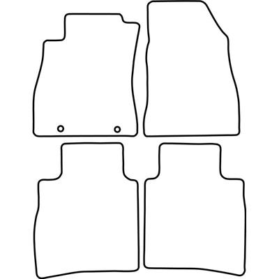 Automatten passend voor Nissan Pulsar 2014- TMNI539