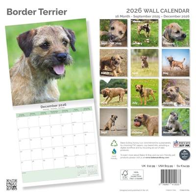 Border Terrier Kalender 2026 Border Terrier Kalender 2026