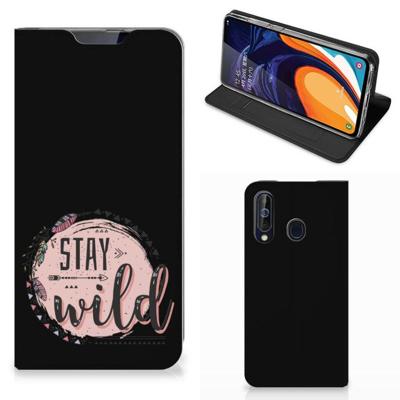 Samsung Galaxy A60 Magnet Case Boho Stay Wild Samsung Galaxy A60 Magnet Case Boho Stay Wild