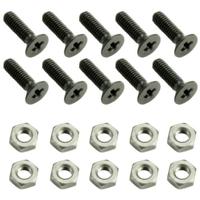 Adam Hall M3x10mm boutje met moer (10 stuks) - thumbnail