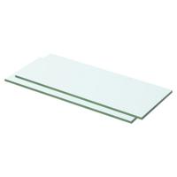 VidaXL Schappen 2 st 50x15 cm glas transparant - thumbnail