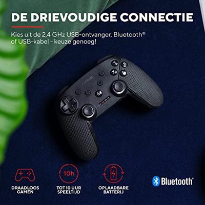 Trust GXT 742 Muta Draadloze Controller Joystick Zwart - thumbnail