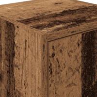 VidaXL Garagekasten 2 st bewerkt hout oud hout - thumbnail