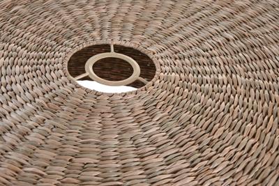 Lampenkap DKD Home Decor Natuurlijk Zeegras 55 x 55 x 22 cm Boho