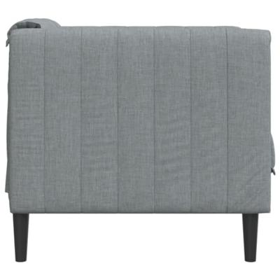 Fauteuil stof lichtgrijs Fauteuil stof lichtgrijs