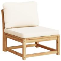 Tuinbank met kussens massief acaciahout - thumbnail