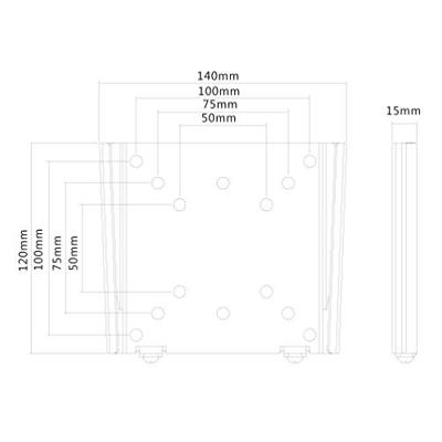 Neomounts FPMA-W25 muurbeugel - thumbnail