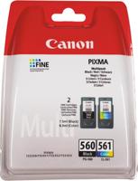Inktcartridge Canon PG-560 CL-561 zw + kl + papier - thumbnail