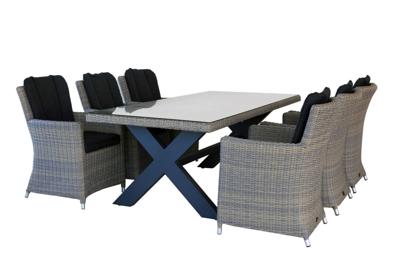 Diningset San Vito Tuscany Taupe Oosterik Home - Oosterik home