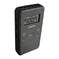 Portable Digitale Radio Sangean Zwart AM/FM Herlaadbaar - thumbnail