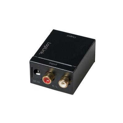 LogiLink CA0102 Toslink / Cinch Audio Adapter Zwart