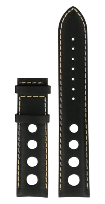 Horlogeband Tissot T0144211605701A / T610030783 / PRC200 Leder Zwart 19mm