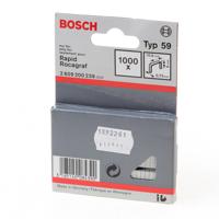 Bosch Accessoires Niet met fijne draad type 59 10,6 x 0,72 x 6 mm 1000st - 2609200239 - thumbnail
