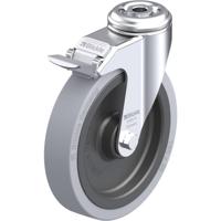 Blickle LKRA-VPA 150K-FI Zwenkwiel met rem Wieldiameter: 150 mm Draagvermogen (max.): 110 kg 1 stuk(s) - thumbnail