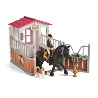 Schleich horse club box met tori en prinses horse club 42437 - thumbnail