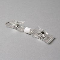 Pop-clip met 2 knijpers klein - thumbnail