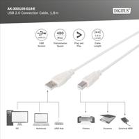 ASSMANN Electronic 1.8m USB 2.0 - [AK-300105-018-E] - thumbnail