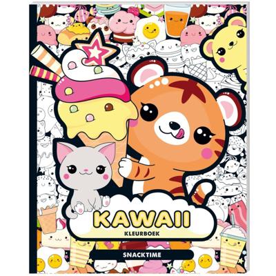 Kawaii Kleurboek Snacktime Kawaii Kleurboek Snacktime