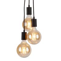 its about RoMi Hanglamp 'Oslo' 3-lamps, kleur Zwart - thumbnail