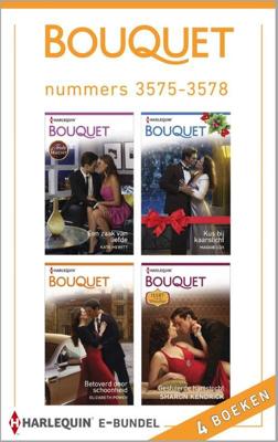 Bouquet e-bundel nummers 3575-3578 (4-in-1) - Kate Hewitt, Maggie Cox, Elizabeth Power, Sharon Kendrick - ebook