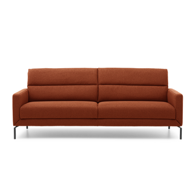 Relaxbank 3-Zits T-501 Donkeroranje Stof