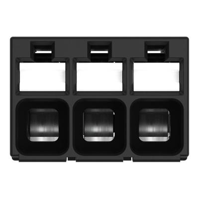 WAGO 2086-1103 Printklem 1.50 mm² Aantal polen 3 Zwart 1 stuk(s)