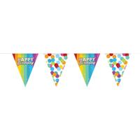 Folat BV Vlaggenlijn rainbow happy birthday, 6mtr. - thumbnail