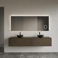 Onderkast Gliss Design Joa Charcoal 180 CM 2 Laden Incl.Topplaat - thumbnail