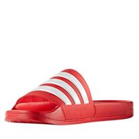 Badslippers Adilette Cloudfoam Rood Wit - thumbnail