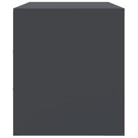 Tv-meubel 99x39x44 cm staal antracietkleurig - thumbnail