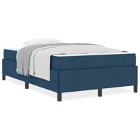 Boxspring bed Blauw en Zwart 120 x 200 cm - thumbnail