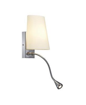 SLV Coupa FlexLed 149452 Wandlamp G9 43 W Halogeen Zilver-grijs, Wit