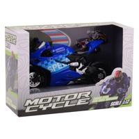 Merkloos / Sans Marque Race motorfiets in doos 3 assorti - thumbnail