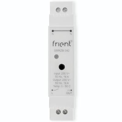 Frient Smart DIN Relay relais (Lichtgrijs, Zigbee)