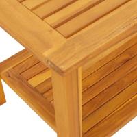 Salontafel Bruin 90 x 50 x 45 cm Massief acaciahout - thumbnail