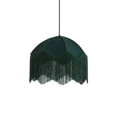 Light & Living Hanglamp 'Malacia' Velvet, 40cm, kleur Groen Light & Living Hanglamp 'Malacia' Velvet, 40cm, kleur Groen