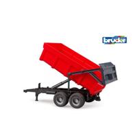 bruder Kieptrailer Rood modelvoertuig - thumbnail