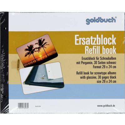 Goldbuch GOLDBUCH - Ersatzblock 29x24 30 Seiten schw.+ Schrauben 83076 83076 Fotoalbum (b x h) 290 mm x 15 mm Zwart 30 bladzijden Goldbuch GOLDBUCH - Ersatzblock 29x24 30 Seiten schw.+ Schrauben 83076 83076 Fotoalbum (b x h) 290 mm x 15 mm Zwart 30 bladzijden