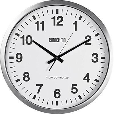 Eurochron EFWU 9000 Wandklok Zendergestuurd 50.7 cm x 63 mm Zilver Eurochron EFWU 9000 Wandklok Zendergestuurd 50.7 cm x 63 mm Zilver