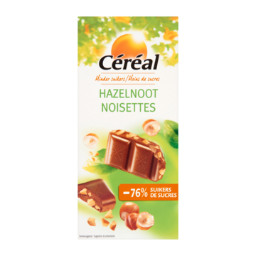 Cereal Tablet hazelnoot maltitol 80 Gram