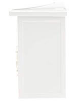 Burg Wächter 12810 SYLT 1883 W Brievenbus Plaatstaal Wit Sleutelslot - thumbnail