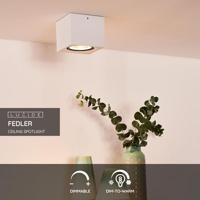 Lucide FEDLER - Plafondspot - LED Dim to warm - GU10 (ES111) - 1x12W 2200K/3000K - Wit - thumbnail