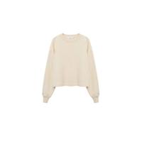Mango trui van biologisch katoen lichtbeige - thumbnail