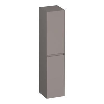 Brauer Inspire - Hoge Kast - 160 cm - 2 Deuren - Greeploos - Links of Rechtsdraaiend - Mat Taupe