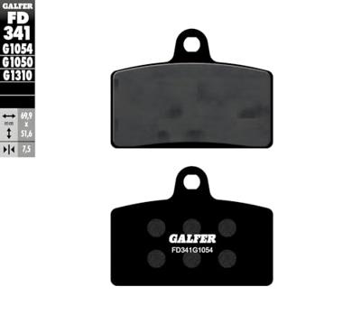 GALFER remblokken "fd341" brake pad fd341 g1054 organic standard