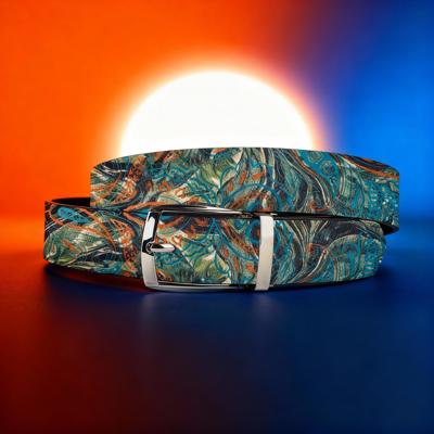 Moss Mirage (Riem) Lureaux - Nette Riemen Voor Heren Moss Mirage (Riem) Lureaux - Nette Riemen Voor Heren