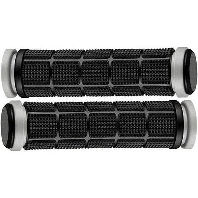 Handvatset GP06 Zwart 128mm 2-componenten, 2-kanten open