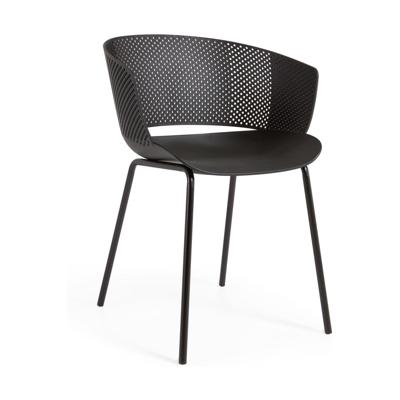 Kave Home Tuinstoel 'Yeray' kleur Zwart