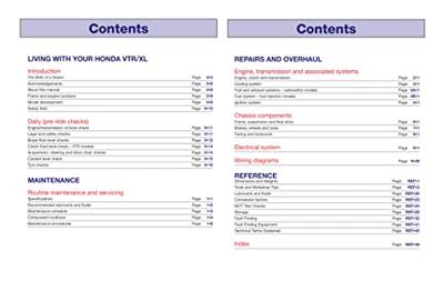 HondaVTR1000F (FireStorm, Super Hawk) (97 - 07)XL1000V (Varadero) (99 - 08) 3744